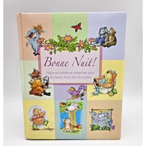 Bonne Nuit French Childrens Bedtime Stories Book Illustrations Soft Cover Rhymes